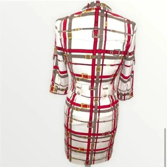 VINTAGE WOMANS DRESS "BELTS
BUCKLES AND BITS" PATTERN VERY
FLATTERING AND CLASSY - Picture 13 of 14